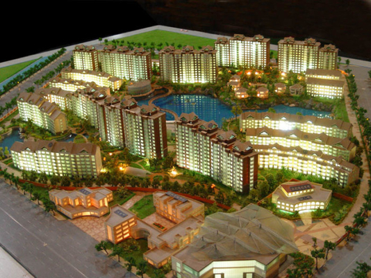Porcellana Creatore di modello architettonico miniatura residenziale, su misura accendendo il modello di scala fornitore