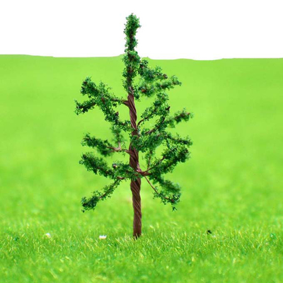 Porcellana Copertura al suolo degli alberi del viale della strada ferrata di scena verde di modello miniatura della disposizione fornitore