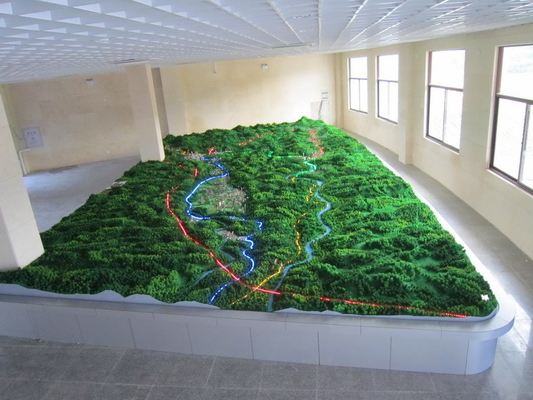 Porcellana Modello di scala della montagna della città del modello miniatura di progetto dei modelli architettonici miniatura del terreno fornitore