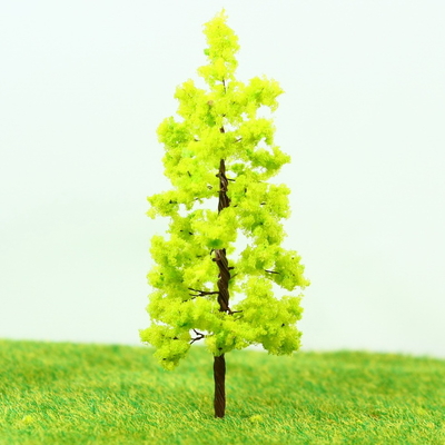 Porcellana R8030 Train Track layout in miniatura modello metallo scala filo alberi Street Kelly Green 8 cm fornitore