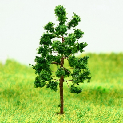 Porcellana D5020 Treno Layout alberi in miniatura modello Avenue albero verde-cupo filo metallico 5 cm fornitore