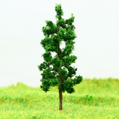 Porcellana D6524 Treno Layout alberi in miniatura modello Avenue albero verde-cupo filo metallico 6,5 cm fornitore