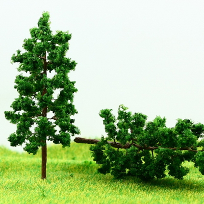 Porcellana D8030 Treno Layout alberi in miniatura modello Avenue albero verde-cupo filo metallico 8 cm fornitore