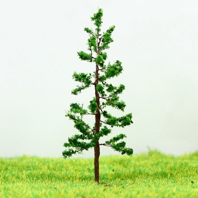 Porcellana N Gauge Railway Layout in miniatura modello alberi verde Avenue filo albero di pino 6,5 cm fornitore