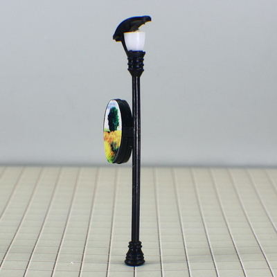 Porcellana N Gauge Street Lighting Train Layout modello lampione 7,5 cm fornitore