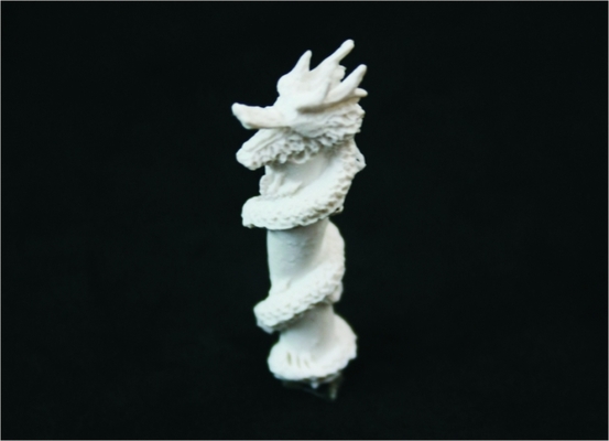 Porcellana A13-12 giada bianca Desktop scultura drago cinese di modello 3D di scala fornitore
