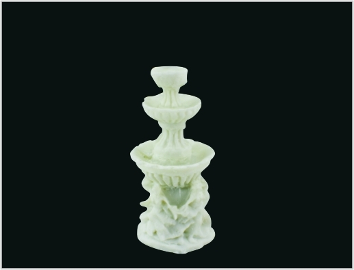 Porcellana MD03 PE in plastica bianca scultura 3D scala modello 2 * 4 cm giardino primavera fornitore