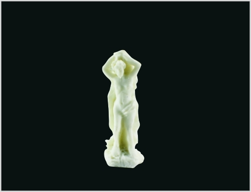 Porcellana MD12 1 * 3,5 cm giada bianca scultura Desktop 3D scala modello uomo forte fornitore