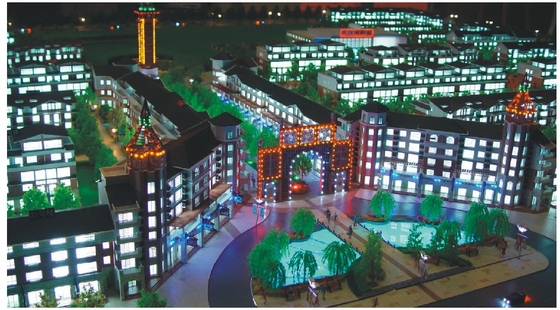 Porcellana Mostra treno HO portato illuminazione Architechture scala modello scenario Kit fornitore