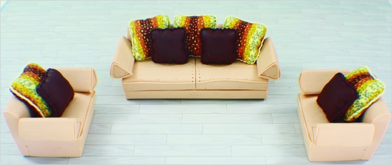Porcellana SF102A 1:20 / 25:1 / 1:30 / 1:50 / 1:75 / Custom divano di mobili modello architettonico in scala 1: fornitore