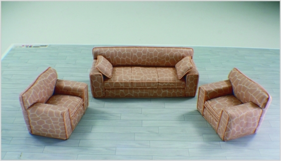 Porcellana SF103 1:20 / 25:1 / 1:30 / 1:50 / 1:75 / Custom divano di mobili modello architettonico in scala 1: fornitore