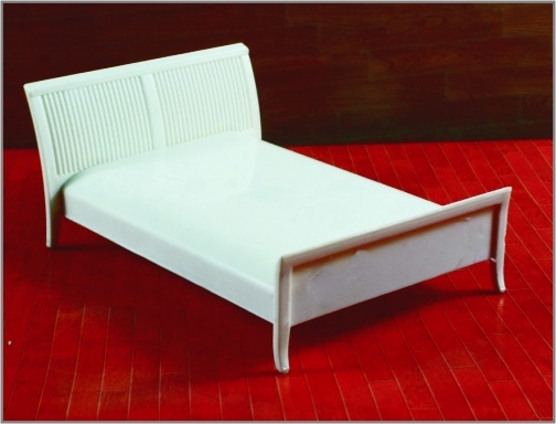 Porcellana 1:20 /1: 25/1: La mobilia di modello architettonica dell'interno 30 blocca il letto di Doube fornitore
