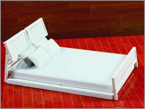 Porcellana 1:20 /1: 25/1: La mobilia di modello architettonica moderna 30 blocca il letto di Doube fornitore