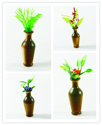 Porcellana PY-02 1.5 * 3.5 case moderne architettonica modello mobili in miniatura vaso di fiori fornitore