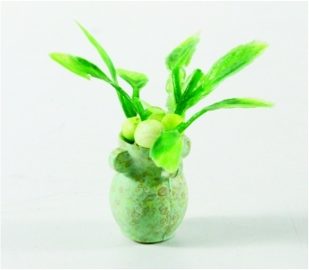 Porcellana PY-05 1.7 * 1,7 case moderne vaso da fiori di plastica verde Architectural mobili modello scala fornitore