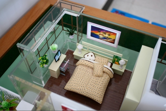 Porcellana Miniatura architettonica scala modelli Building House Main camera da letto fornitore