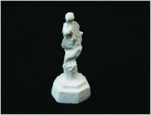 Porcellana Riporti in scala donna da tavolino B18-06 OO del modello di scala della scultura 3D la forte fornitore