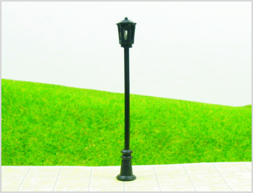Porcellana T2 6V 4,5 cm luminosa luce Post modello lampada miniatura Street Train layout fornitore