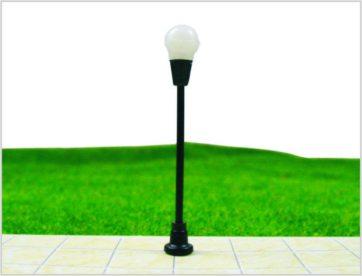 Porcellana T4 6V Street Billboard in plastica scala modello lampada posti per treno Layout 5 cm fornitore