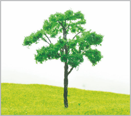 Porcellana alberi di modello miniatura di verde ferroviario di paesaggio di 10cm in fatto a mano fornitore