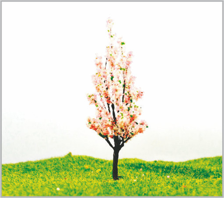 Porcellana alberi di modello miniatura architettonici su ordinazione di 9cm in fatto a mano fornitore