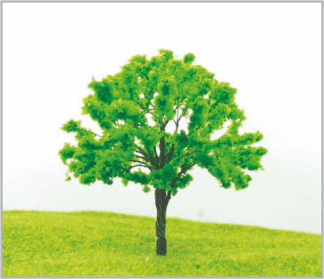 Porcellana alberi di modello miniatura del ferro architettonico giallo su ordinazione di 9cm fornitore