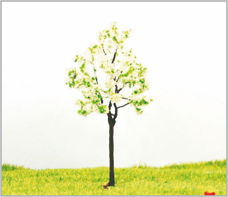 Porcellana 9cm, alberi di modello miniatura su ordinazione fatti a mano di 11cm per la disposizione di pianificazione della città fornitore