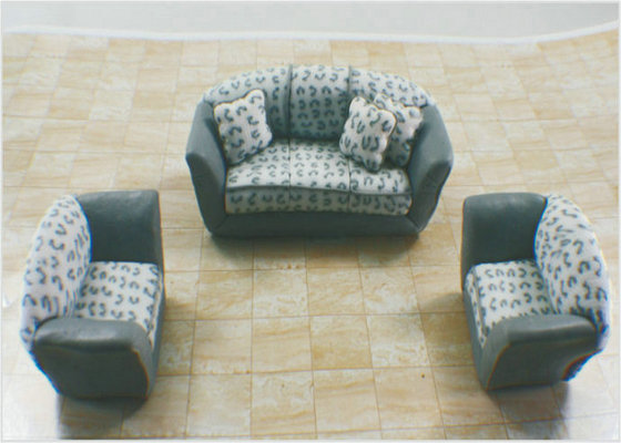 Porcellana SF190 1: 25/1: 30/1: 50/1: Sofà ceramico di arte della mobilia di modello architettonica 75 fornitore