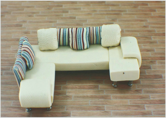 Porcellana Sofà di decorazione interno delle terraglie della mobilia di modello architettonica di simulazione di modo fornitore
