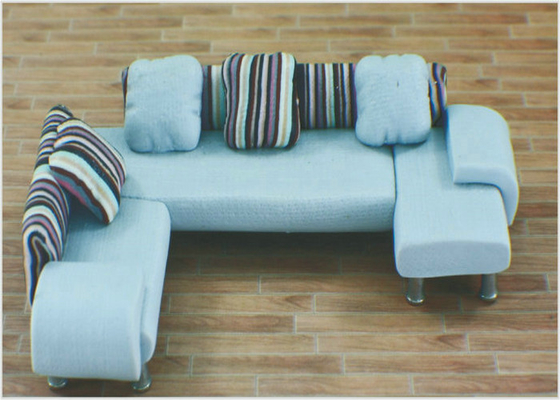 Porcellana Sofà di decorazione interno delle terraglie della mobilia di modello architettonica blu di simulazione di modo fornitore