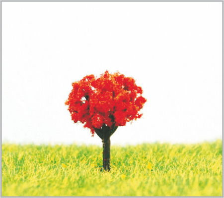 Porcellana alberi di modello miniatura di plastica rossi su ordinazione di 1.8cm in fatto a mano fornitore