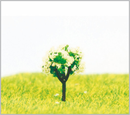 Porcellana alberi di modello miniatura bianchi su ordinazione di 1.8cm in fatto a mano fornitore