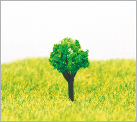 Porcellana alberi di modello miniatura architettonici di plastica NOIOSI di 1.8cm in fatto a mano fornitore