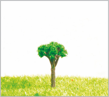 Porcellana alberi di modello miniatura di plastica verdi di 1.8cm in fatto a mano fornitore