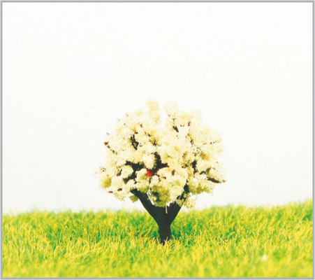 Porcellana Alberi di modello miniatura architettonici bianchi 2.5cm fatti a mano fornitore