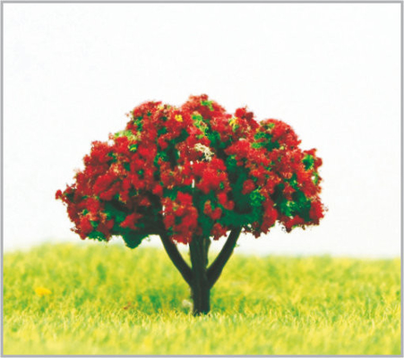 Porcellana alberi di modello miniatura viola di plastica fatti a mano di 3.5cm fornitore