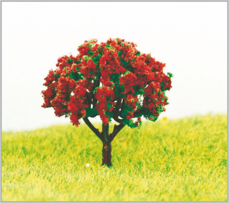 Porcellana Alberi di modello miniatura viola di plastica fatti a mano porpora di S39 4.5cm fornitore