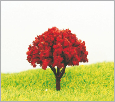 Porcellana Alberi di modello miniatura architettonici di plastica fatti a mano della viola 4.5cm fornitore