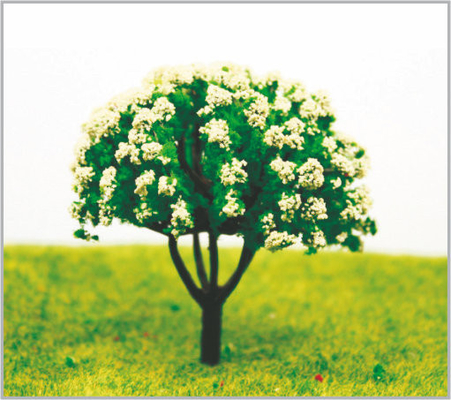 Porcellana alberi di modello miniatura su ordinazione bianchi di 8cm in fatto a mano fornitore
