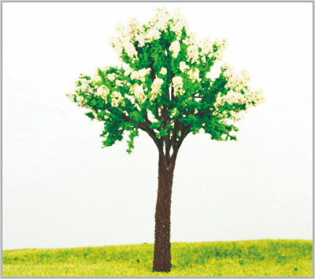 Porcellana alberi di modello miniatura su ordinazione bianchi di 16cm in fatto a mano fornitore