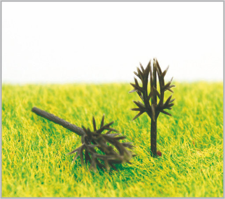 Porcellana G35 Scala HO Railroad Layout in miniatura modello alberi Roadside plastica Rods albero 3,5 cm fornitore