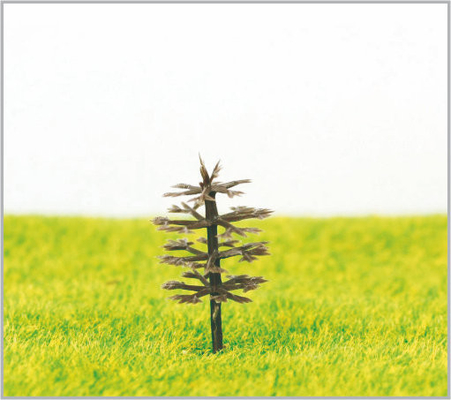 Porcellana B35 Scala O treno Layout in miniatura modello alberi Roadside plastica Rods 3,5 cm fornitore