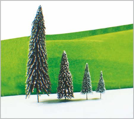 Porcellana XS30 / 70 HO Railroad Layout in miniatura modello alberi Roadside cedro dell'albero 7 cm 6 cm/5 cm fornitore