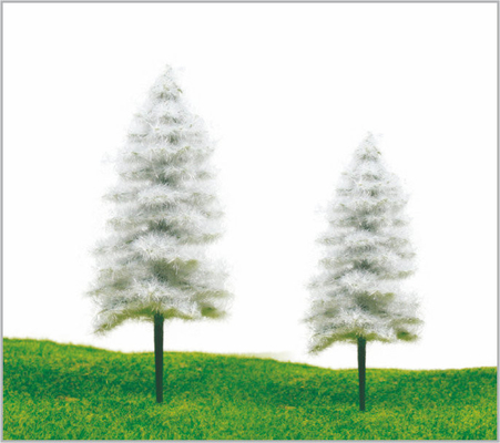 Porcellana S52AW / S51BW HO Railroad Layout in miniatura modello alberi su strada Natale pino 11 cm 9 cm fornitore