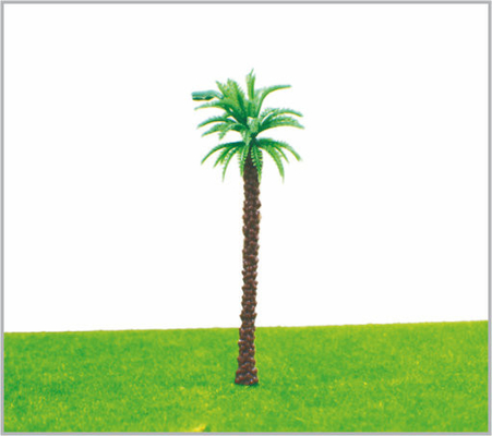Porcellana M004 OEM HO Train Layout in miniatura modello alberi giallo verde Avenue cocco albero 9 cm fornitore