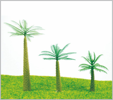 Porcellana HC75/HC50/HC40 OEM HO Train Layout in miniatura modello cocco di alberi albero 7,5 cm 5 cm/4 cm fornitore