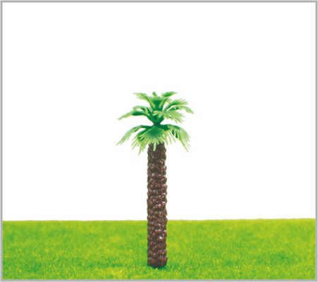 Porcellana Palme verdi della via del treno M012 degli alberi di modello miniatura NOIOSI della disposizione 5cm fornitore