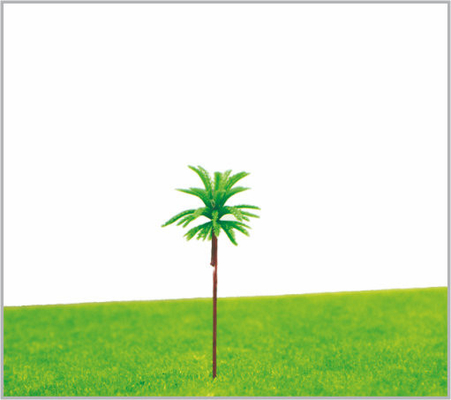 Porcellana M007OEM HO Train Layout in miniatura modello alberi giallo verde Avenue cocco albero 5 cm fornitore