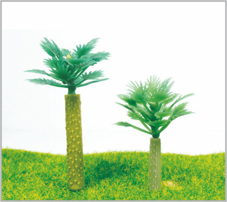 Porcellana HA50 / HA35 HO Train Layout in miniatura modello alberi Green Street cocco albero 5 cm 3,5 cm fornitore