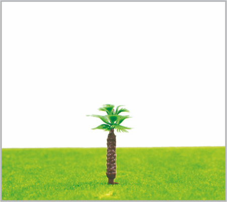 Porcellana M014 Treno stazione Layout in miniatura scala alberi viale verdi palme albero del modello 3 cm fornitore